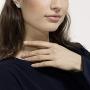 SWAROVSKI Womens Nice Jewelry Collection, Rhodium Finish, Clear Crystals