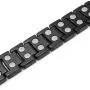MagnetRX® Ultra Strength Magnetic Therapy Bracelet - Arthritis Pain Relief and Carpal Tunnel Magnetic Bracelets for Men - Adjustable Length with Sizing Tool (Black) MagnetRX® Ultra Strength Magnetic Therapy Bracelet - Arthritis Pain Relief and Carpal Tunnel Magnetic Bracelets for Men - Adjustable Length with Sizing Tool (Black)