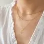 IEFRICH Initial Heart Necklace for Girls Women, Cubic Zirconia Dainty Initial Heart Pendant Necklace for Women Girls Birthday Mothers Day Valentines Gifts