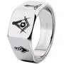 Cloud Dancer Classic 12mm Width Silver Masonic and Masonic Working Tools Men Master Masonic Signet Ring Mason Ring Jewelry Cloud Dancer Classic 12mm Width Silver Masonic and Masonic Working Tools Men Master Masonic Signet Ring Mason Ring Jewelry