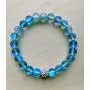 Hope Inspired Mystic Mermaid Glass Bracelet with 8 mm Blue Moonstone Beads Hope Inspired Mystic Mermaid Glass Bracelet with 8 mm Blue Moonstone Beads