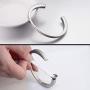 Dletay Urn Bracelet Cremation Bracelet for Ashes Memorial Ashes Bracelet Openable Cuff Bangle Bracelet