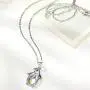 NEOGLORY Jewelry Crystal Penguin Birthstone Pendant Necklace 2 Colors Embellished with Crystals from Swarovski