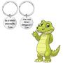KUIYAI See You Later Alligator in a While Crocodile Keychain Set Farewell Gift Couple’s Jewelry