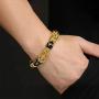 WAINIS Feng Shui Pi Xiu Pi Yao Bracelet Necklace Set Black Obsidian Wealth Jewelry for Men Women Chinese Dragon Good Luck Necklace Hand Carved Mantra Bead Bracelet