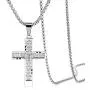 Cross Necklace for Men Women, Stainless Steel Cross Pendant, Pendant Necklace for Boys Girls Unisex, Square Chain Necklace for Women, Hypoallergenic Pendant Necklace Cross Necklace for Men Women, Stainless Steel Cross Pendant, Pendant Necklace for Boys Girls Unisex, Square Chain Necklace for Women, Hypoallergenic Pendant Necklace