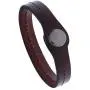 Heavstjer Punk Alloy Buckle Wristband Leather Cuff Bracelet Heavstjer Punk Alloy Buckle Wristband Leather Cuff Bracelet