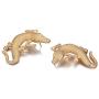 Exaggerated Dragon Crocodile Alligator Earrings Dangle Personalized Crocodile Animal Drop Earrings Stud for Women Teen Girls Gothic Jewelry