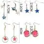 Moon Star Earrings Dangle Earth Planet Asymmetrical Drop Earrings Astronaut Stud Earrings Jewelry for Women Girls Moon Star Earrings Dangle Earth Planet Asymmetrical Drop Earrings Astronaut Stud Earrings Jewelry for Women Girls