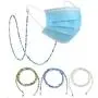 3 Pack Face Mask Lanyard Chain Strap Colorful Beads Necklace Holder for Women Kids Around The Neck(70CM) 3 Pack Face Mask Lanyard Chain Strap Colorful Beads Necklace Holder for Women Kids Around The Neck(70CM)