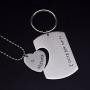 O.RIYA I Carry Your Heart with Me Stainless Steel Jewelry Necklace, Valentines Day Gifts for Him