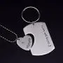 O.RIYA I Carry Your Heart with Me Stainless Steel Jewelry Necklace, Valentines Day Gifts for Him
