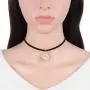Vintage Sun Moon Star Necklace Choker Black Velvet Flocking Crescent Pentagram Necklace Collar Jewelry for Women Girls
