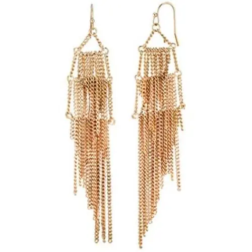 Boho Artistic Vintage Leaves Leaf Chandelier Lightweight long Metal Dangle Drop Statement Earrings for Women, Girls