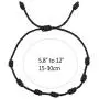 kelistom Handmade Black/Red 7 Knots String Bracelet for Women Men Teen Girls Boys, Kabbalah Bracelets for Protection, Evil Eye and Good Luck, Amulet for Success and Prosperity