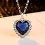 Almusen Love Heart Pendant Necklace for Women Cubic Zirconia Jewelry for Women Valentines Day Jewelry Gifts Womens Party/Anniversary/Birthday Gifts Almusen Love Heart Pendant Necklace for Women Cubic Zirconia Jewelry for Women Valentines Day Jewelry Gifts Womens Party/Anniversary/Birthday Gifts