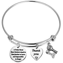 ENSIANTH Hair Stylist Gift A Truly Great Hair Stylist is Hard to Find Keychain Cosmetologist Gift Hair Stylist Appreciation Gift Graduation Gifts for Hairdresser