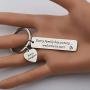 AKTAP Stepdaughter Gifts Bonus Daughter Son Keychain Every Family Has A Story. Welcome to Ours Adoption Keychain Daughter in Law Gift Wedding Jewelry