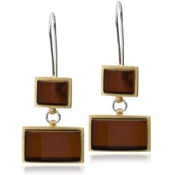 Cherry Amber Sterling Silver Modern Earrings Pendant Necklace Chain 18 Inches