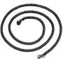 U7 Miami Cuban Chain in Stainless Black Gold Color|Flat Link Necklace NK Cuban Chains for Men and Women,Width 3-12mm,Length 14 Inch-30 Inch.Gift Packed U7 Miami Cuban Chain in Stainless Black Gold Color|Flat Link Necklace NK Cuban Chains for Men and Women,Width 3-12mm,Length 14 Inch-30 Inch.Gift Packed