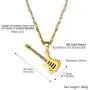 PROSTEEL Guitar Necklace in Stainless Steel, Guitar Player Gift, Guitar Jewelry, Gifts for Musicians, Guitar Charm, Music Lover Gift, Music Necklace PROSTEEL Guitar Necklace in Stainless Steel, Guitar Player Gift, Guitar Jewelry, Gifts for Musicians, Guitar Charm, Music Lover Gift, Music Necklace