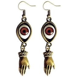 Evil Eye Earrings for Women hypoallergenic Dangle Earrings Hamsa Hand Long Drop Earrings Statement Earrings Christmas Festival Jewelry for Girls