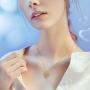 VAN RORSI&MO Heart Necklace-5A Cubic Zirconia Heart Pendant Necklace-14K Gold Plated Infinity Heart Necklaces for Women-Jewelry Gifts Necklaces for Women