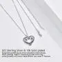 Horse Necklace Sterling Silver Horse Necklace Jewelry Gifts and Heart Shape Horse Pendant for Horse Lover Children Women Girls Horse Necklace Sterling Silver Horse Necklace Jewelry Gifts and Heart Shape Horse Pendant for Horse Lover Children Women Girls