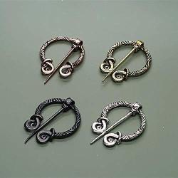 Lullabb 4 Pack Vintage Viking Brooches Pins Suit Women