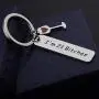 BEKECH 21st Birthday Gifts for Her Im 21 Bitch Keychain Celebrate Turning Twenty One 21st Birthday Gift Happy Birthday Jewelry 21st Birthday Party Fabulous Keepsake