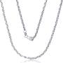 14K Yellow or White Gold Solid 3mm-5mm Fancy Filk Chain with Lobster Claw Clasp | Italian Gold Necklaces | Gold Filk Necklaces for Men and Women