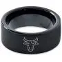 Bull Taurus Muscular Horns Cattle Ring - Tungsten Band 8mm - Men - Women - 18k Rose Gold Step Bevel Edge - Yellow - Grey - Blue - Black - Brushed - Polished - Wedding - Gift Dome Flat Bull Taurus Muscular Horns Cattle Ring - Tungsten Band 8mm - Men - Women - 18k Rose Gold Step Bevel Edge - Yellow - Grey - Blue - Black - Brushed - Polished - Wedding - Gift Dome Flat