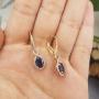 Dazzlingrock Collection 10K Ladies Infinity Dangling Earrings, Rose Gold