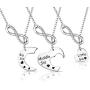 3 Sister Necklace Matching Heart Y Necklace Big Sis Mid Sis Lil Sis Jewelry Gift for Sisters(3 sis YNL)