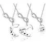 3 Sister Necklace Matching Heart Y Necklace Big Sis Mid Sis Lil Sis Jewelry Gift for Sisters(3 sis YNL)
