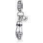 Cute Cat Dangle Charm fit Charms Bracelet Necklace
