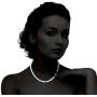 PAVOI Sterling Silver Round White Simulated Shell Pearl Necklace Strand | Pearl Choker Necklace | Jewelry for Women
