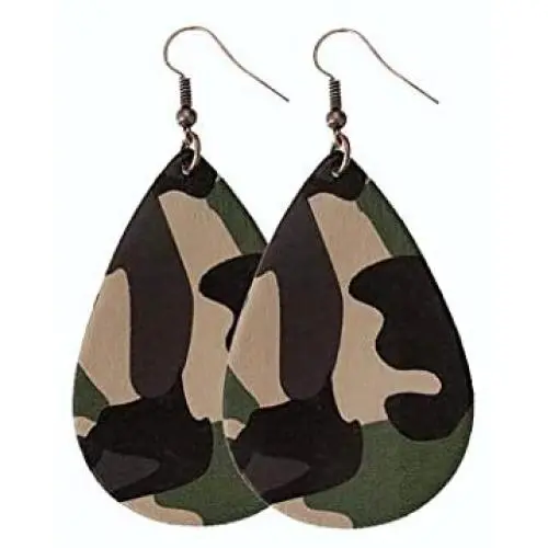 Teardrop Lightweight Leather Earrings for Women Girls Snakeskin Pattern Camouflage Zebra Pattern Dangling Drop Earrings Teardrop Lightweight Leather Earrings for Women Girls Snakeskin Pattern Camouflage Zebra Pattern Dangling Drop Earrings