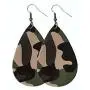 Teardrop Lightweight Leather Earrings for Women Girls Snakeskin Pattern Camouflage Zebra Pattern Dangling Drop Earrings Teardrop Lightweight Leather Earrings for Women Girls Snakeskin Pattern Camouflage Zebra Pattern Dangling Drop Earrings