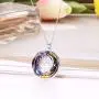 Sllaiss Sterling Silver Crystal Pendant Necklace for Women Multi Color Crystals from Austria Tree of Life Fine Jewelry with Gift Box Sllaiss Sterling Silver Crystal Pendant Necklace for Women Multi Color Crystals from Austria Tree of Life Fine Jewelry with Gift Box