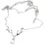 ByLove Jewelry Sterling Silver Natural Gemstone Pendant Reindeer Pendant Necklace 18'' ByLove Jewelry Sterling Silver Natural Gemstone Pendant Reindeer Pendant Necklace 18''