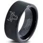 Bull Taurus Muscular Horns Cattle Ring - Tungsten Band 8mm - Men - Women - 18k Rose Gold Step Bevel Edge - Yellow - Grey - Blue - Black - Brushed - Polished - Wedding - Gift Dome Flat Bull Taurus Muscular Horns Cattle Ring - Tungsten Band 8mm - Men - Women - 18k Rose Gold Step Bevel Edge - Yellow - Grey - Blue - Black - Brushed - Polished - Wedding - Gift Dome Flat