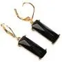 Simple Geometric Natural Stone Statement Earrings - Jewel Crystal Quartz Fringe, Oval Threader Hoops, Hexagon Studs, Shield Disc Huggie Drop