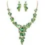 BriLove Womens Wedding Bridal Crystal Leaf Vine Teardrop Hollow Statement Necklace Dangle Earrings Set BriLove Womens Wedding Bridal Crystal Leaf Vine Teardrop Hollow Statement Necklace Dangle Earrings Set