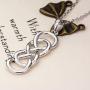 APOTIE Celtic Infinity Necklace for Women - 925 Sterling Silver CZ Infinite Pendant Eternal Jewelry Gifts for Girlfriend Wife