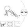 AKTAP Organ Donor Gift Behind Every Survivor is an Awesome Organ Donor Awareness Keychain Thank You Gift for Kidney Donor Organ Donor