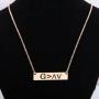 KUIYAI God is Greater Than The Highs and Lows Bar Necklace Religious Jewelry