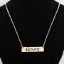 KUIYAI God is Greater Than The Highs and Lows Bar Necklace Religious Jewelry
