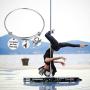 MAOFAED Dance Gift Pole Dancing Gift I’d Rather Be Pole Dacing Bracelet Dancer Gift Pole Dance Coach Gift Dancer Gift