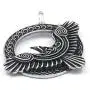 Gungneer Viking Raven Celtic Knot Pendant Stainless Steel Keel Chain Necklace Wheel of Life Accessory for Mens Womens Gungneer Viking Raven Celtic Knot Pendant Stainless Steel Keel Chain Necklace Wheel of Life Accessory for Mens Womens